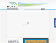 Tablet Screenshot of hotelaguasvirtuosas.com.br